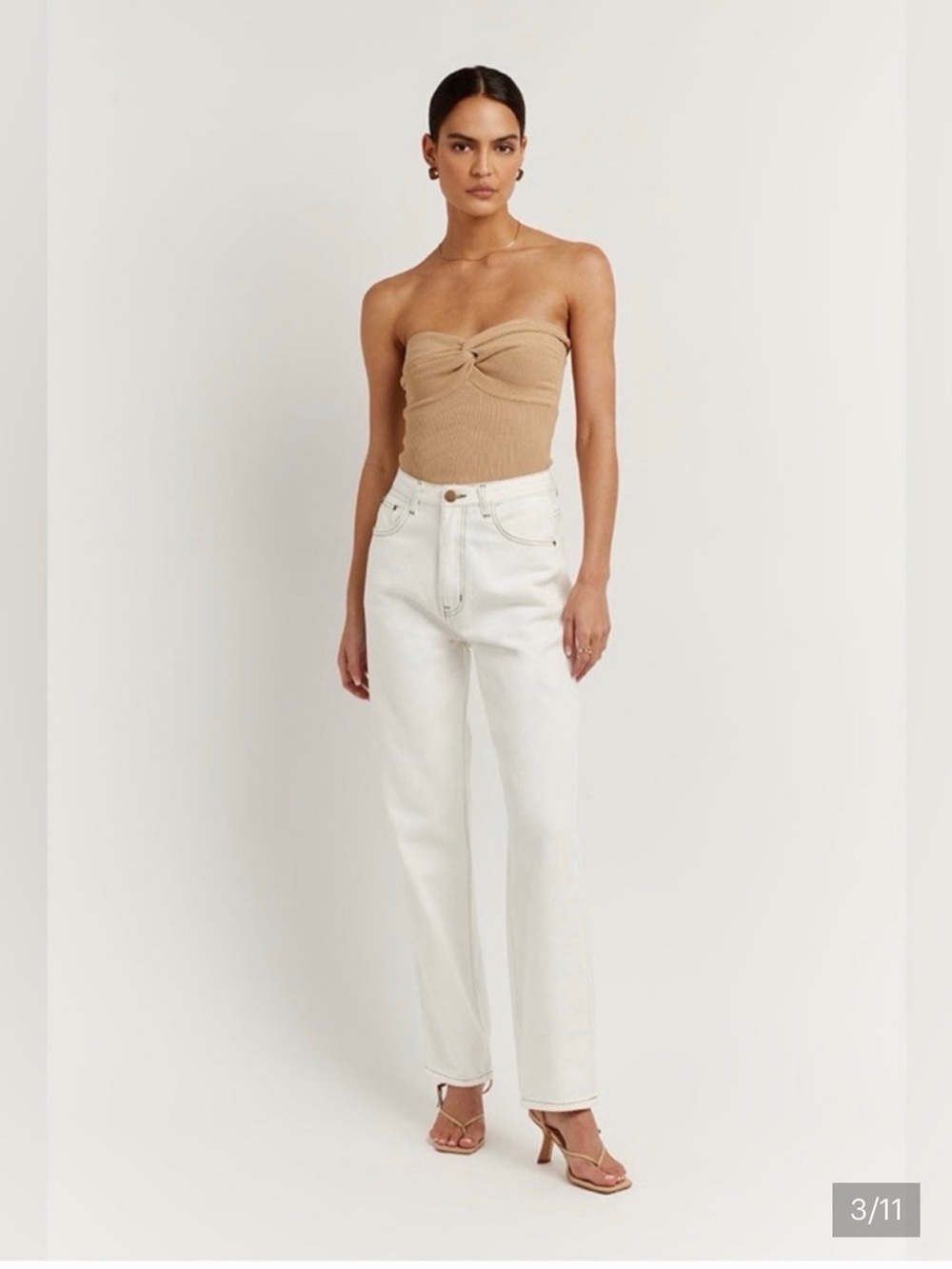 DISSH Tube Top - Off White DISSH NWOT